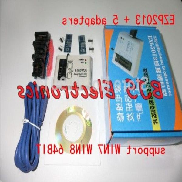 Бесплатная доставка EZP2013 Обновление от EZP2010 EZP2011 высокоскоростной USB-программатор SPI 24 25 93 EEPROM flash bios Vista WIN7 5 адаптеров Macex