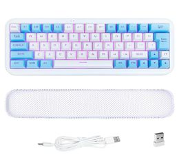 Ezsozo Keyboard 60 Toetsenbord de juegos de cama BedRade RGB RGB MINI TOETSENBORD283R6676705