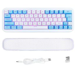 Ezsozo Clavier 60 Bedrade Gaming Toetssenbord RGB Backlit Ultracompacact Mini Toetssenbord283R6676705