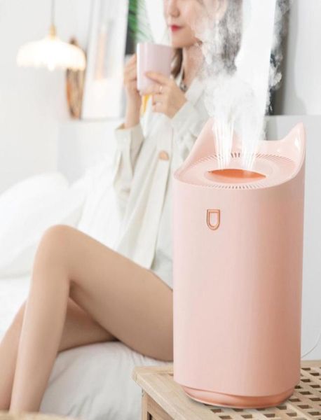 Ezsozob Humidificateur 3L Air Humidificateur Essential Huile Arôme Double buse avec Coloful LED LED ULTRA HUMIDIFICATIONS AROM1479191