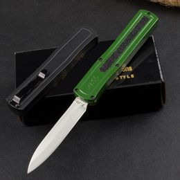 F-20 8.3 '' Style italien américain Stiletto Mafia couteau automatique Double action sauvetage en plein air randonnée auto-défense tactique Camp chasse EDC outils