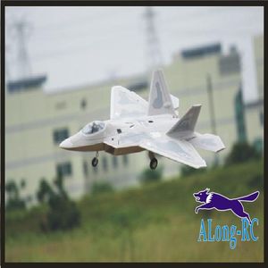 F-22 Raptor Stealth Fighter EPO Avion Avion RC MODÈLE HOBBY TOY 64mm EDF Jet 4ch Planehave KIT Ou PNP