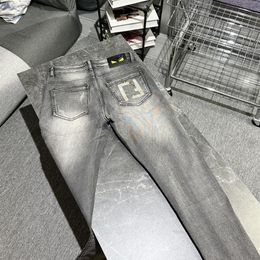 F Heren Ontwerpersbroeken Designer Jeans Herenbroeken Slim Fit Skinny Luxe Designerbroek Hoge kwaliteit Man Jean Joggingbroek Monster228e