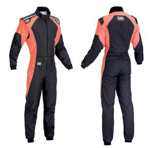 F Racing Suit Omp One Piece Test Drive Kart Drift Training Orange