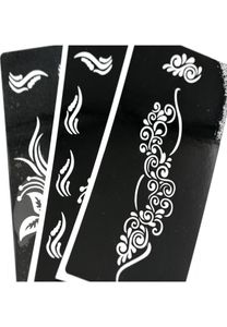 F-stencils voor hijgen papier 24pcslot tattoo sjabloon glitter tattoo stencil waterdicht 6834 inch F1993922576366
