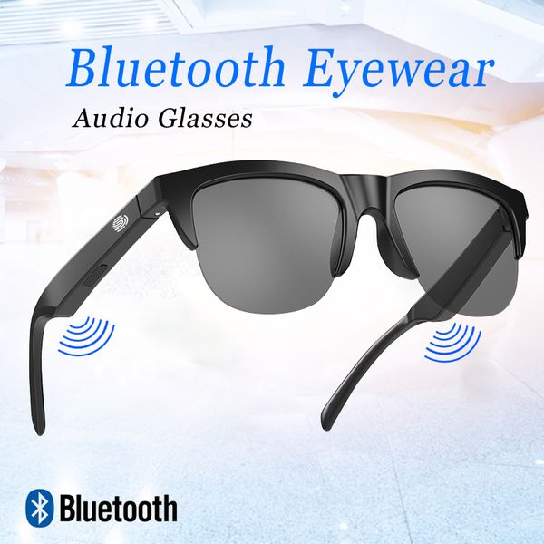 F06 F07 F08 Gafas inteligentes altas Control remoto Impermeable Inalámbrico Bluetooth Compatible 5.0 Llamadas manos libres Música Audio Gafas de sol abiertas