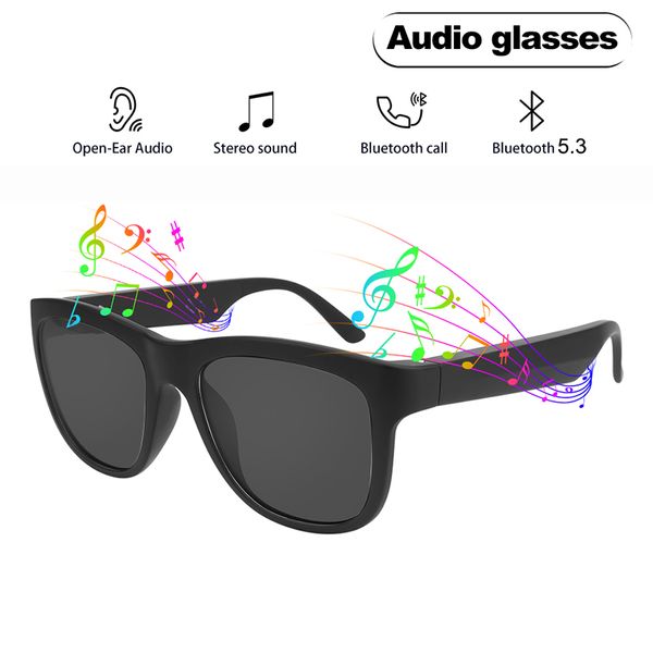 F06 F07 F089 Occhiali intelligenti Auricolari Cuffie stereo anti-Blu-ray Doppio altoparlante Touch Occhiali da sole Bluetooth wireless Cuffie Viaggi Guida