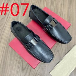 F1/11Model nieuwe mode luxueuze heren plat schoenen casual lederen loafers een pedaal luie schoenen designer jurk schoenen loafers voor mannen plus maat 46 mocassin homme