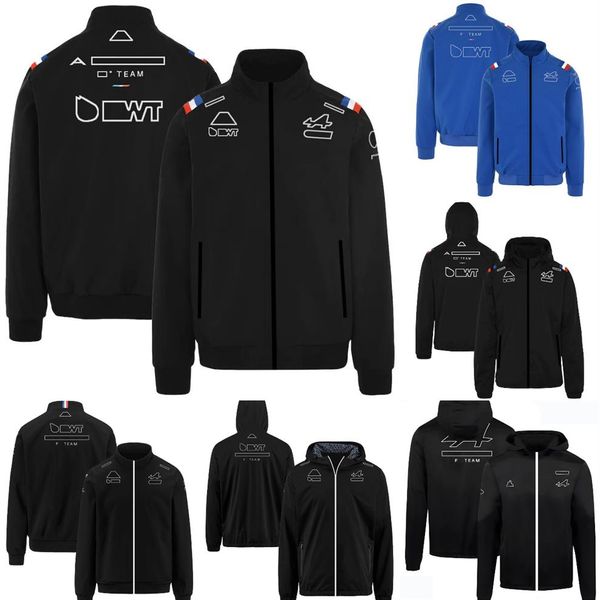 F1 2022-2023 Team Chaqueta con capucha Fórmula 1 Driver Racing Sudadera Cortavientos Otoño e Invierno Cremallera cálida a prueba de viento para hombres 212Z