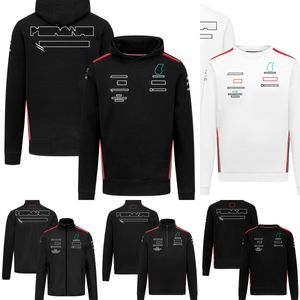 F1 2023 Team Hoodie Formule 1 sweatshirt coods met heren met heren racen Hoodie dezelfde F1 Racing -fans Casual winddichte ritssluiting Jacket Custom
