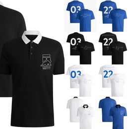 F1 2024 Racing Driver T-shirt Formule 1 Team T-shirts Nouvelle saison Unisexe Sleeves Tops Fans d'été Button Neck Polo Jersey