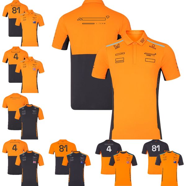 F1 2024 Team Polo Shirt Camiseta Fórmula 1 Driver Set Up Camiseta Racing Sports Jersey transpirable Summer Race Brand Camiseta para hombre Tops