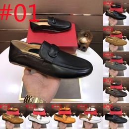 F1/21MODEL Zapatos informales de marca de lujo transpirables para hombre, mocasines de cuero genuino para hombre, zapatos de vestir clásicos cómodos para hombre, zapato Masculino