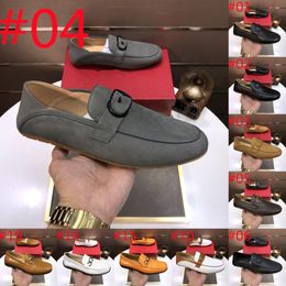 F1/21Model Nieuwe Fashion Leather Gentleman Stress schoenen Luxurys Men Business Driving Shoes Handmade Tassel Loafers Chaussure Party Flats Designer Dress Shoes