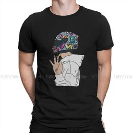 F1 Voiture De Course Daniel Ricciardo Numéro 3 T-shirt Graphique Hommes Hauts Vintage Punk Vêtements D'été 100% Coton T-shirt