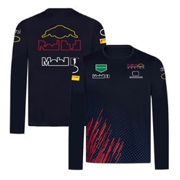 F1-Fahrer-T-Shirt, neuer langärmeliger Formel-1-Rennanzug mit der gleichen Teamuniform, kann individuell angepasst werden328H