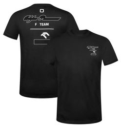 F1 Driver Team Shirt Men's Short Sleeve Racing Series Sports T-shirt kan worden aangepast