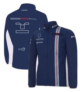 Veste de pilote de F1, sweat-shirt de l'équipe de Formule 1, combinaison de course d'automne et d'hiver, veste d'uniforme décontractée pour hommes, fermeture éclair, coupe-vent 223J