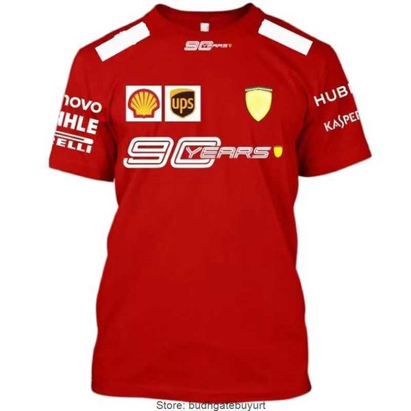 F1 FERARI EQUIPO FORMULA UNE THOCHA Mens New Red Men Extreme Sports Racing traje Harajuku Street Fashion Overi