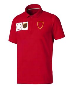 F1 Premier niveau Equation Polo Shirt Servi Racing Suit Manches courtes Revers T-shirt Car Work Service Speed Dry Top254q Sxpl