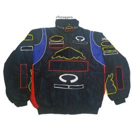 Veste de course F1 formule 1, vêtements d'équipe en coton avec Logo entièrement brodé, ventes ponctuelles 243 812