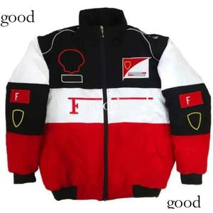 Veste de course F1 Formule 1 avec logo entièrement brodé, vêtements d'équipe en coton, ventes ponctuelles 191