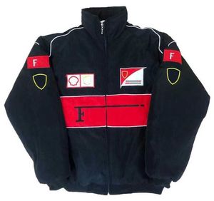 F1 Formule 1 Racing Jacket Winterauto Volledige geborduurde katoenen kleding Spot Sale W5