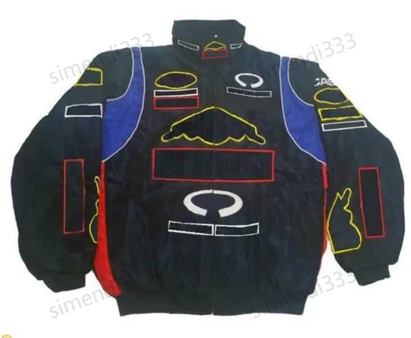 F1 Formule 1 veste de course voiture d'hiver vêtements en coton entièrement brodés spot w2