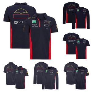 F1 Formule 1 T-shirt Summer Team Polo Pak dezelfde stijlaanpassing