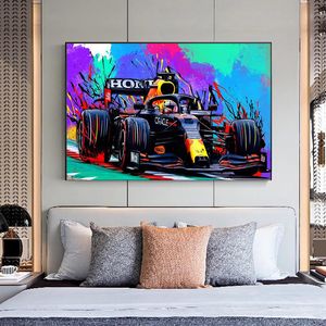 F1 Formule Ayrton Senna Star Race Car Wereldkampioen Poster Wall Art Canvas Prints Painting Modern For Home Room Decor