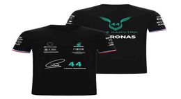F1 Formule One 44 Lewis Hamilton T-shirt 63 George Russell fan jersey Jersey Tshirt Ang Petronas Edition Enfants Clot7493001