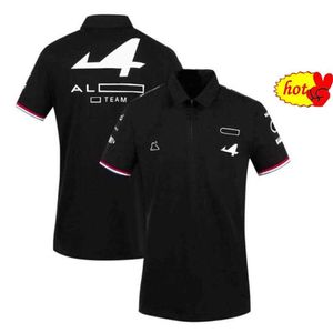 F1 Formula One Joint Car Series Racing Suit Summer T-shirt à manches courtes Revers Polo Shirt Respirant à séchage rapide La3229 Acqo