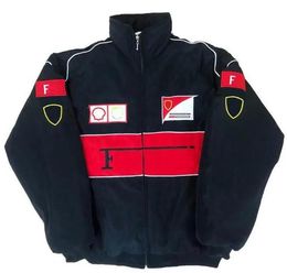 Veste de course de Formule 1 F1 Automne/Hiver Veste de style américain vintage Costume de cyclisme de moto Costume de moto Costume de baseball Costume de baseball extérieur coupe-vent Racin T9