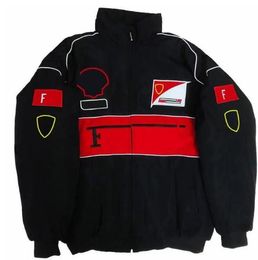 Veste de course de Formule 1 F1 Automne/Hiver Veste de style américain vintage Combinaison de cyclisme de moto Costume de moto Combinaison de baseball Coupe-vent extérieur Racin T16