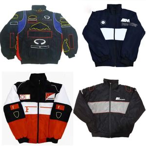 F1 Fórmula Uno Jacket Racing Mens Jackets de bombardero Otoño e invierno Ropa de algodón bordado Full Spoil Venta Unisex Ropa unida nueva chaqueta de alta calidad