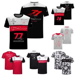 Traje polo de carreras de Fórmula Uno F1 Nueva camiseta de manga corta con la misma personalización
