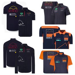 F1 Formule One Racing Shirt New Team Lapel Shirt Racing Racing Casual Polo pour hommes et femmes