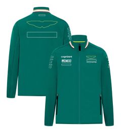Traje de carreras de Fórmula Uno F1 2024 chaqueta deportiva chaqueta de concha suave terciopelo fino a prueba de viento