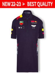 F1 Fórmula Uno Carring Suit Team Logotipo de fábrica de fábrica Polo Polo Shortved Tshirt Men y Women se pueden personalizar 20218943027