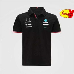 F1 Formula One Racing Suit Car Team Rally Camiseta de manga corta Polo conmemorativo masculino Half-239e A2jv