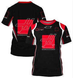 Combinaison de course F1 Formule 1, vêtements d'équipe, T-shirt à manches courtes pour hommes, personnalisé, même style officiel