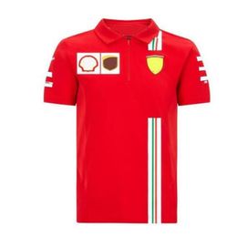 F1 Formula One combinaison de course polyester à séchage rapide T-shirt revers d'été POLO shirt240E