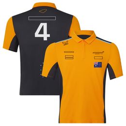 F1 Formule 1 Racing Suite T-shirt met korte mouwen 2023 MEEST NIEUWE CASUAL CREW NECK NEK TEE FAN MODEL TEAM Werkkleding Polo Suit aanpassen 248B