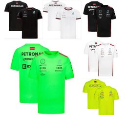Nova camiseta de corrida de F1 equipe de verão com gola redonda personalização