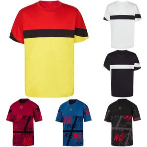 T-shirt F1 T-shirts T-shirts d'équipe 1 Fans de course Tops surdimensionnés Summer rapidement Dry Short Sleeve 2023 Outdoor Sport Shirt Motocross