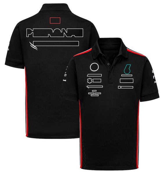 F1 Formule 1 T-shirt à manches courtes Vêtements d'équipe de voiture Fans de loisirs Polo Vêtements 2024 Le dernier modèle de vêtements de course Casual Crewneck Tee