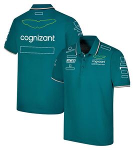 F1 Formule 1 T-shirt met korte mouwen Teamwerkkleding polopak racepak T-shirt met ronde hals kan worden aangepast officieel in dezelfde stijl 2023