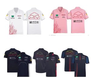 Camiseta POLO de carreras de Fórmula Uno F1, camiseta de verano de manga corta con la misma costumbre