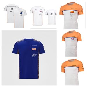F1 Formule 1 T-shirt Zomerteam Jersey met ronde hals Dezelfde stijlaanpassing