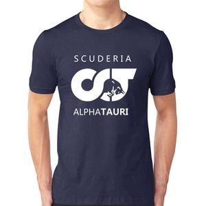 F1 Formule 1 T-shirt Concours Public T-shirt Course d'été Pierre Gasly Team Alpha Tauri T-shirts à manches courtes Hommes / Femmes Fans de course T-shirts d'équitation H93u